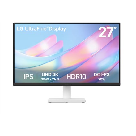 LG 27US500-W computer monitor 68.6 cm (27") 3840 x 2160 pixels 4K Ultra HD LCD White LG 27US500-W computer monitor 68.6 cm (27") 3840 x 2160 pixels 4K Ultra HD LCD White