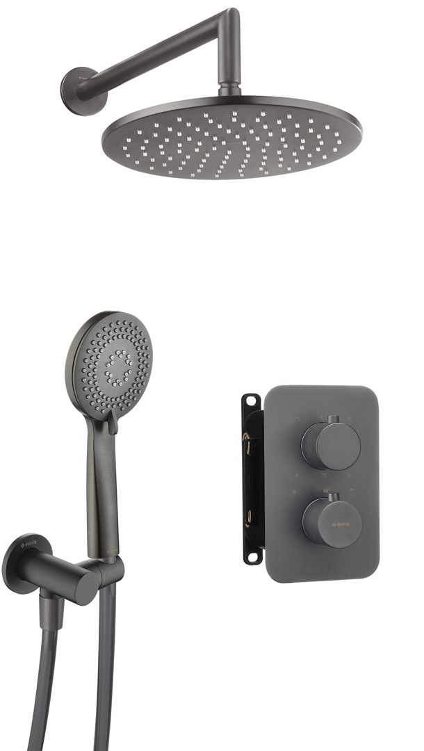 Concealed shower set with thermostatic BOX Concealed shower set with thermostatic BOX