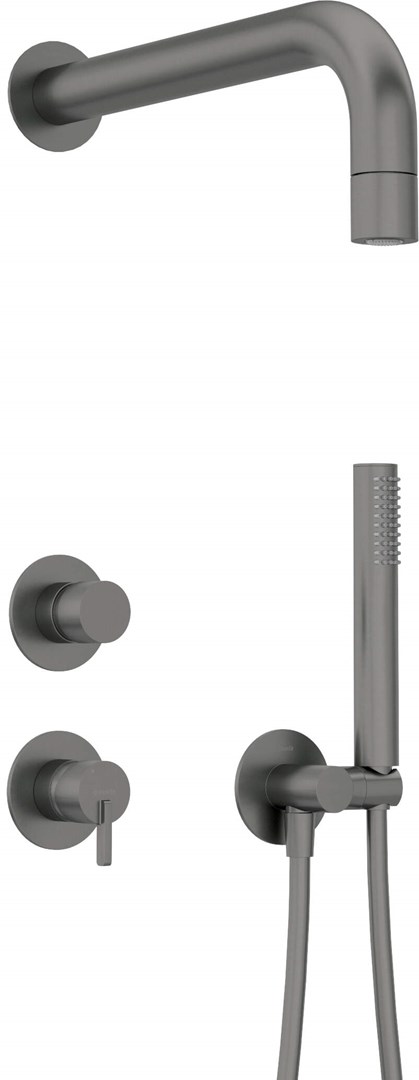 Concealed shower set with hand shower Concealed shower set with hand shower