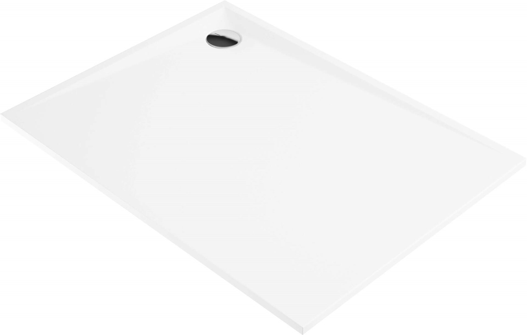 Rectangular acrylic shower tray 100x80 cm Rectangular acrylic shower tray 100x80 cm