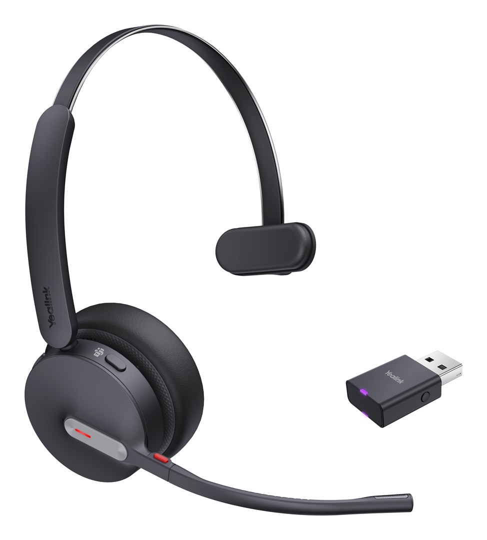 Yealink WH64 Hybrid Mono Teams Headset Wireless Head-band Office/Call center Micro-USB Bluetooth Black Yealink WH64 Hybrid Mono Teams Headset Wireless Head-band Office/Call center Micro-USB Bluetooth Black