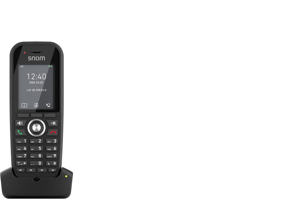 Snom M30 IP DECT Handset EU DECT telephone Black Snom M30 IP DECT Handset EU DECT telephone Black