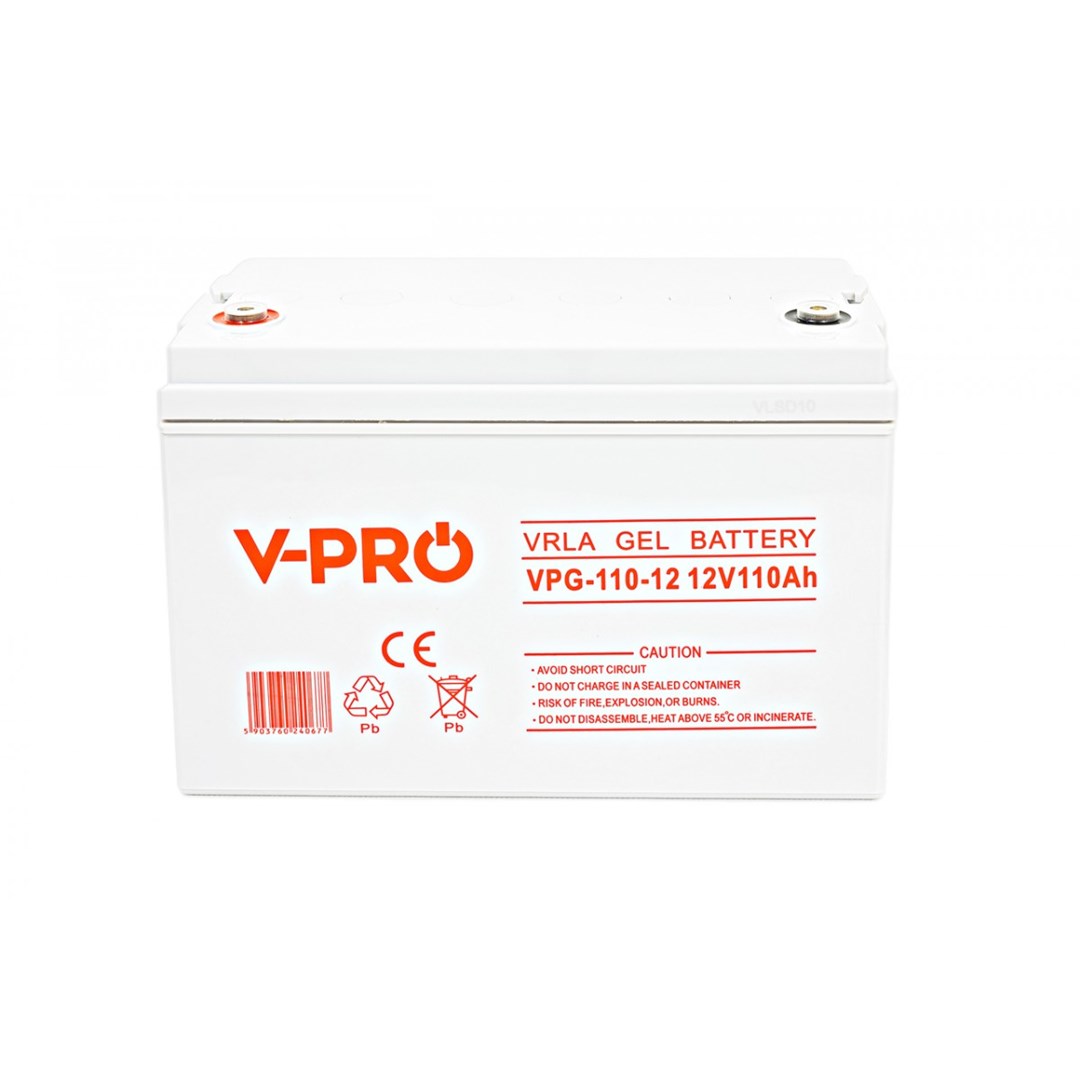 VOLT POLSKA GEL VPRO SOLAR BATTERY 12V 110Ah VOLT POLSKA GEL VPRO SOLAR BATTERY 12V 110Ah