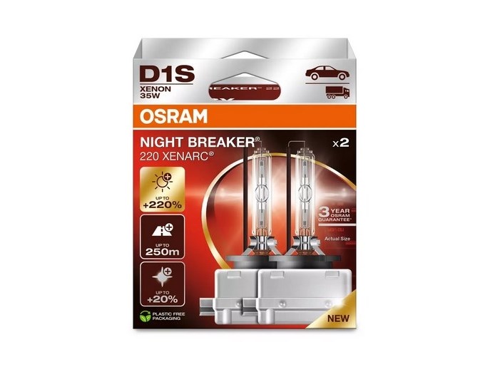 OSRAM D1S XENARC NIGHT BREAKER 220 - 3-year warranty OSRAM D1S XENARC NIGHT BREAKER 220 - 3-year warranty