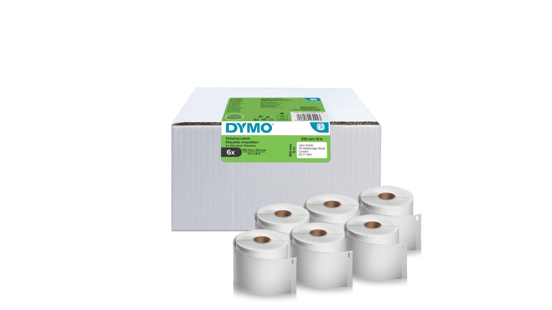 DYMO 2177565 printer label White Self-adhesive printer label DYMO 2177565 printer label White Self-adhesive printer label