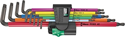 Wera 967/9 TX XL L-shaped hex key set Metric 9 pc(s) Wera 967/9 TX XL L-shaped hex key set Metric 9 pc(s)