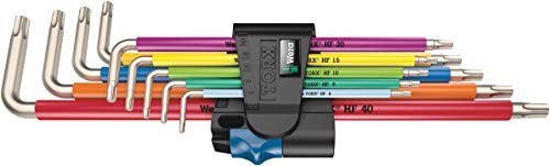 Wera 05022689001 hex key L-shaped hex key set Metric 9 pc(s) Wera 05022689001 hex key L-shaped hex key set Metric 9 pc(s)