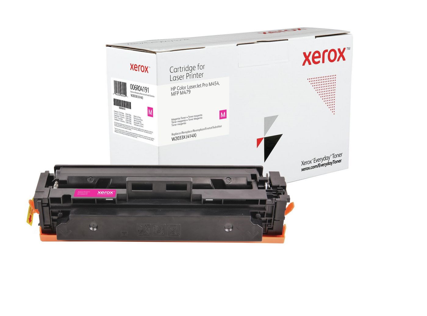 Everyday™ Magenta Toner by Xerox compatible with HP 415X (W2033X), High capacity Everyday™ Magenta Toner by Xerox compatible with HP 415X (W2033X), High capacity