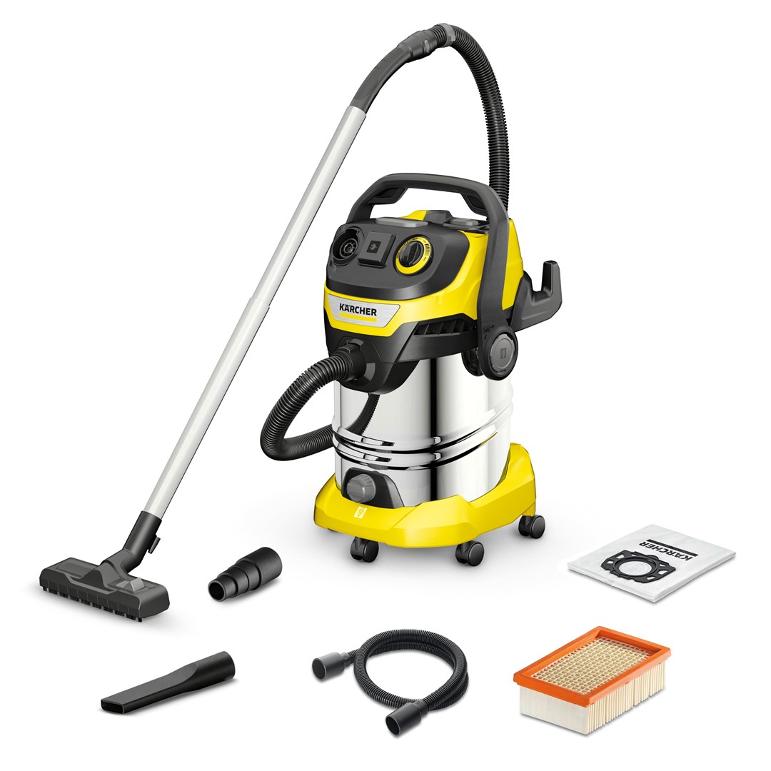 Kärcher WD 6 P S V-30/6/22/T Black, Stainless steel, Yellow 30 L 1300 W Kärcher WD 6 P S V-30/6/22/T Black, Stainless steel, Yellow 30 L 1300 W