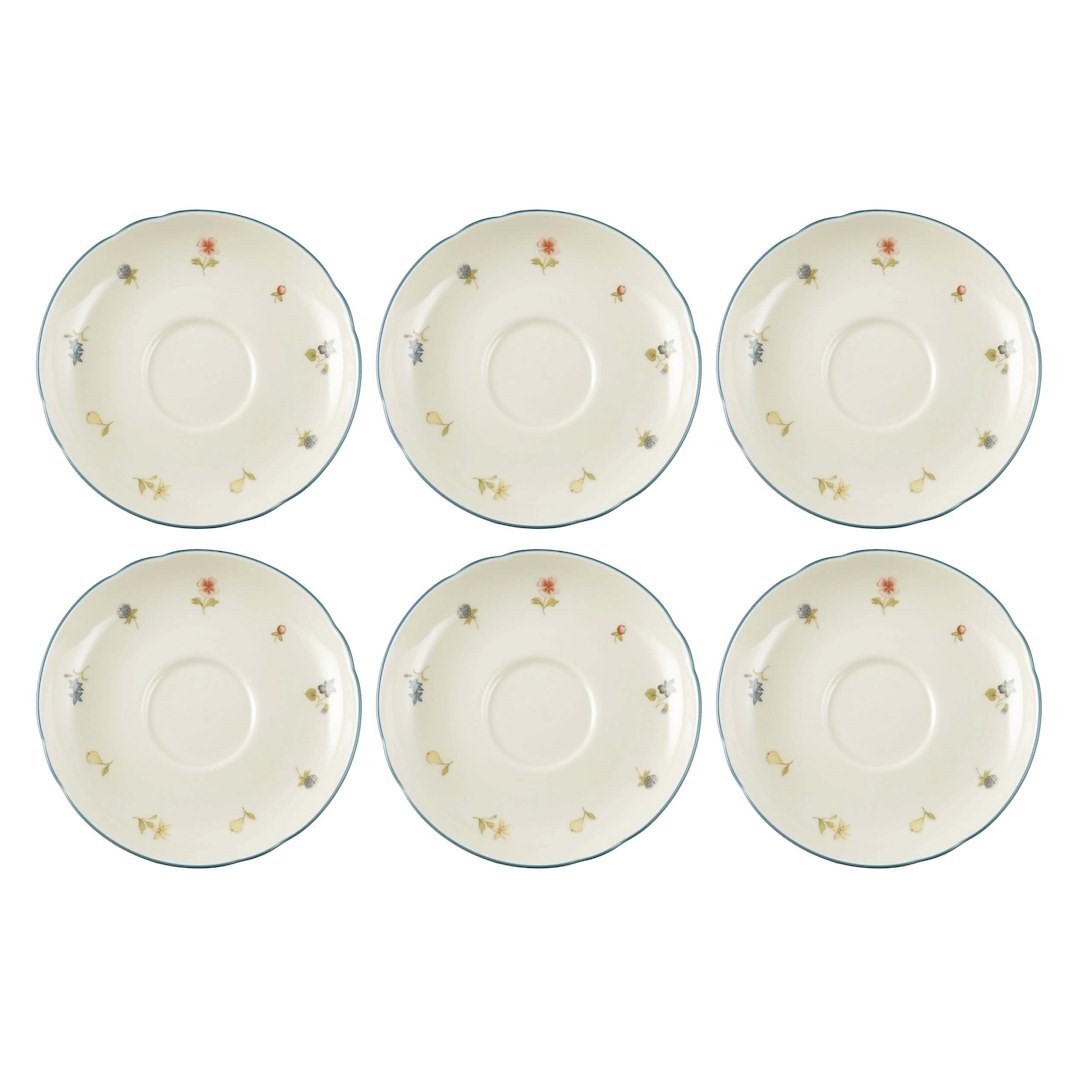 Set of 6 Saucers Seltmann Marie-Luise 15 cm Set of 6 Saucers Seltmann Marie-Luise 15 cm