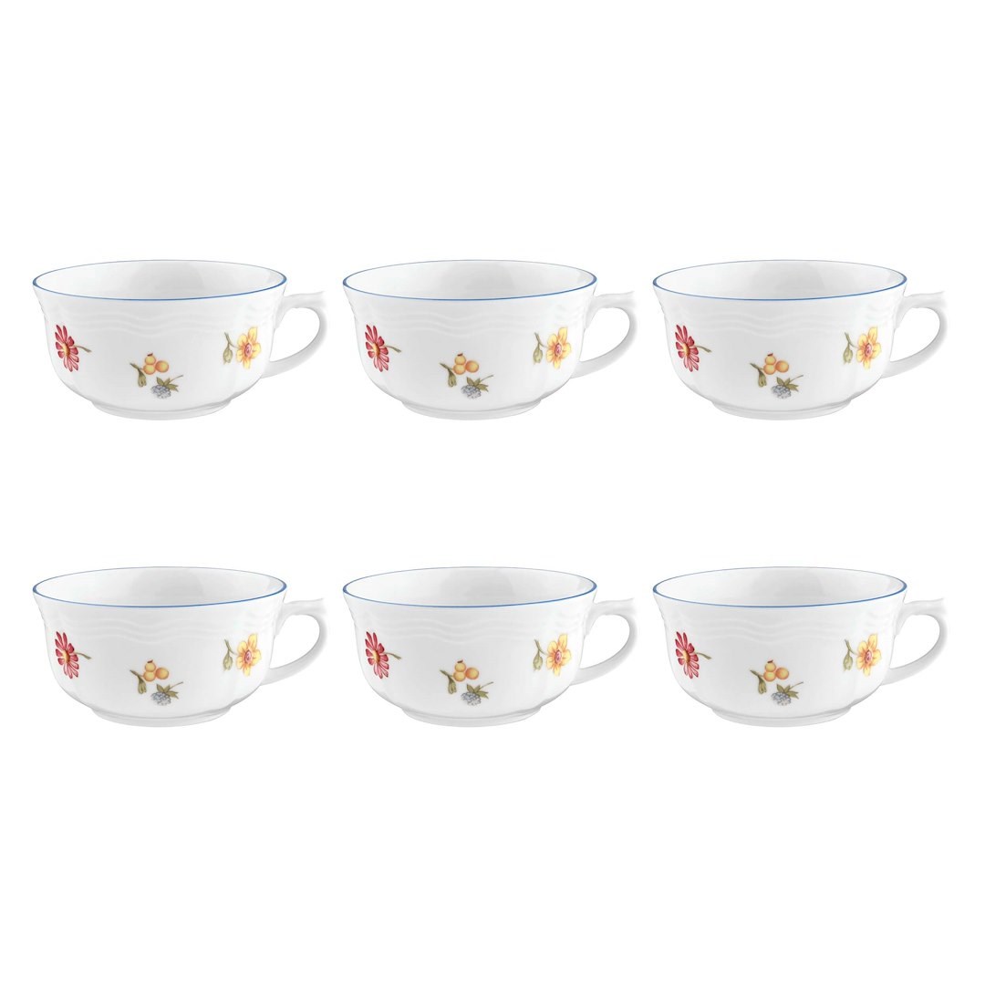 Set of 6 tea cups 210 ml SELTMANN SONATE NOSTALGIA Set of 6 tea cups 210 ml SELTMANN SONATE NOSTALGIA