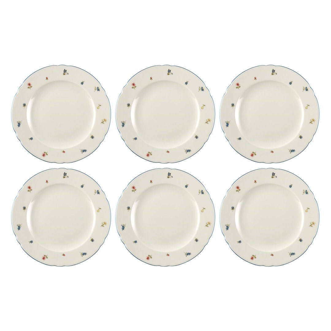 SELTMANN MARIE-LUISE STREUBLUME Set of 6 plates SELTMANN MARIE-LUISE STREUBLUME Set of 6 plates