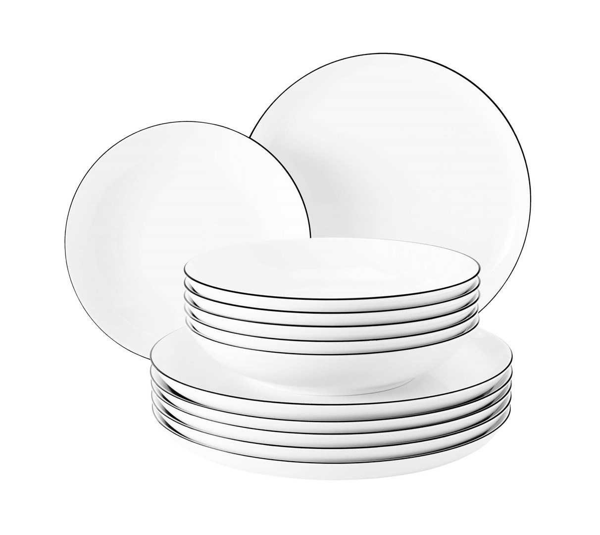 Seltmann Weiden Lido Round Porcelain White 12 pc(s) Seltmann Weiden Lido Round Porcelain White 12 pc(s)