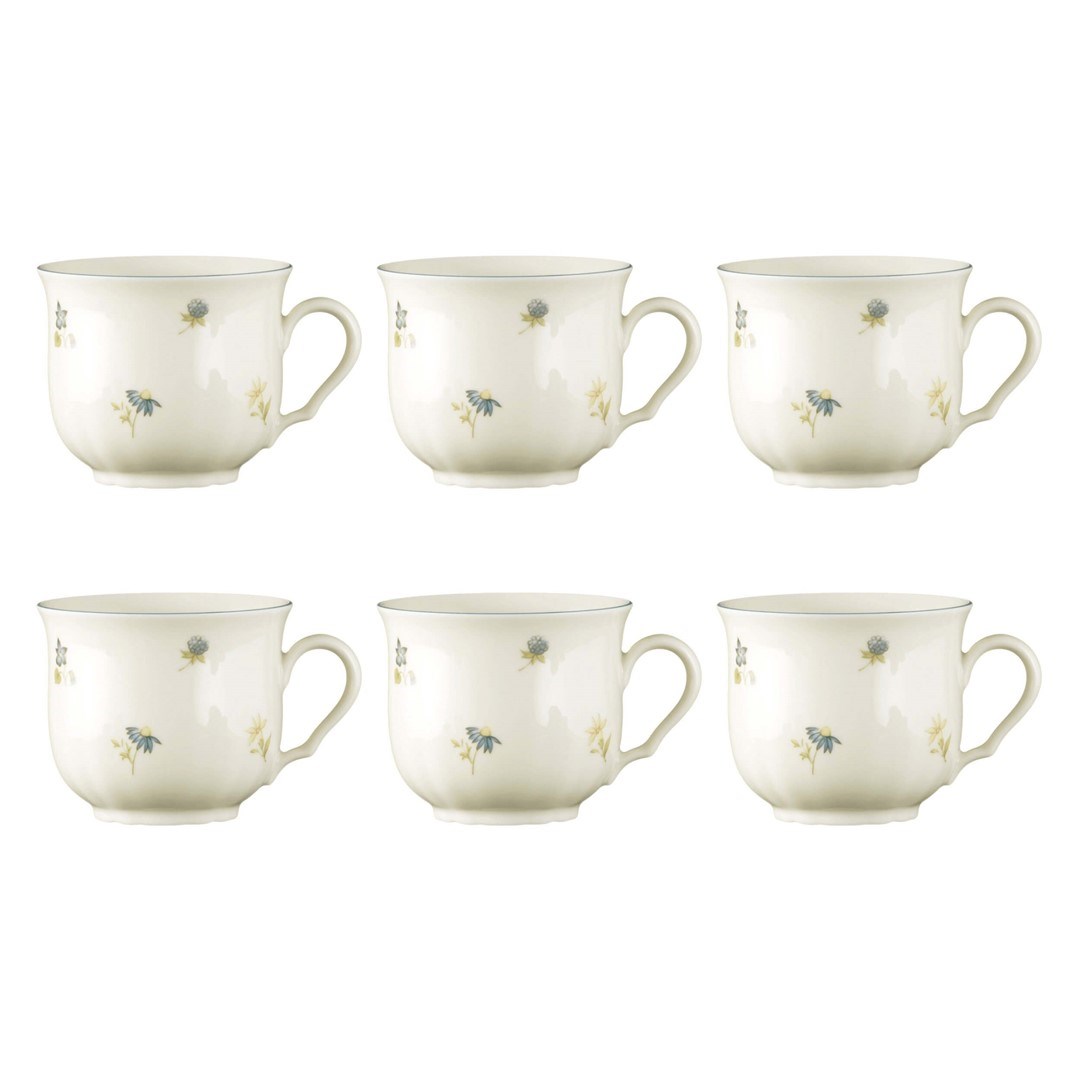 SELTMANN MARIE-LUISE STREUBLUME Set of 6 cups 230 SELTMANN MARIE-LUISE STREUBLUME Set of 6 cups 230