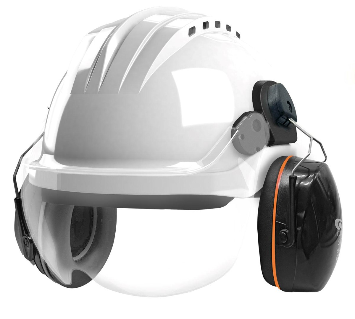 Safety helmet CURRO-VISOR white Safety helmet CURRO-VISOR white