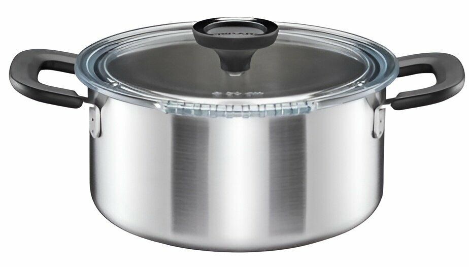 Pot 3L stainless steel with lid Functional Pot 3L stainless steel with lid Functional