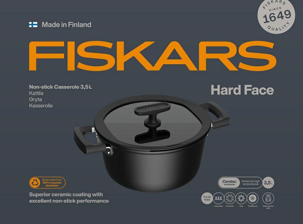 Pot 3.5L non-stick coating with lid Hard Face Pot 3.5L non-stick coating with lid Hard Face