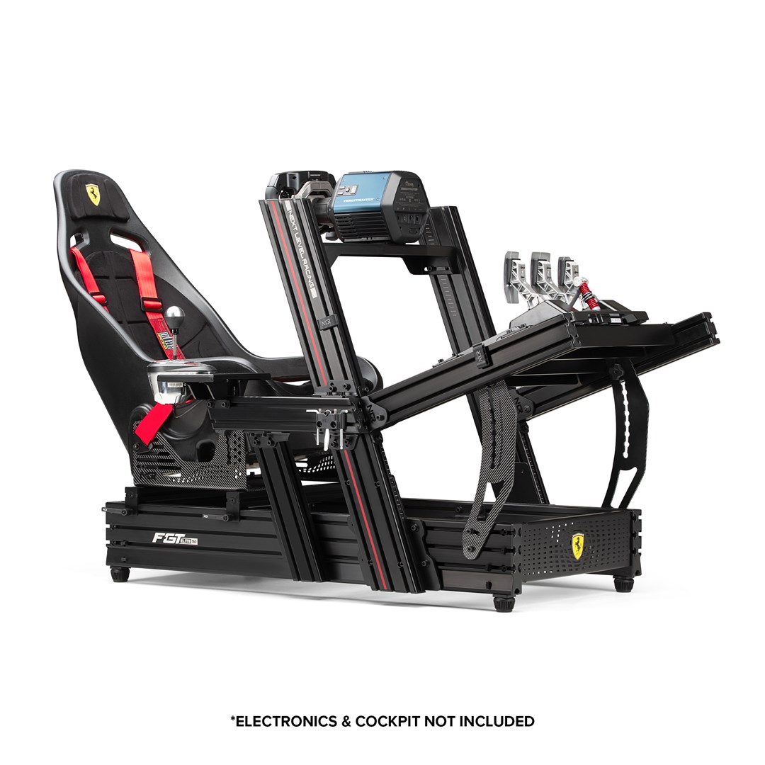 Next Level Racing F-GT Elite 160 Scuderia Ferrari Edition NLR-E048 - cockpit Next Level Racing F-GT Elite 160 Scuderia Ferrari Edition NLR-E048 - cockpit