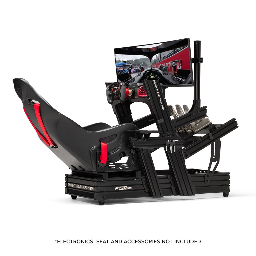 Next Level Racing F-GT Elite 160 Front & Side Mount Edition NLR-E026 - cockpit Next Level Racing F-GT Elite 160 Front & Side Mount Edition NLR-E026 - cockpit