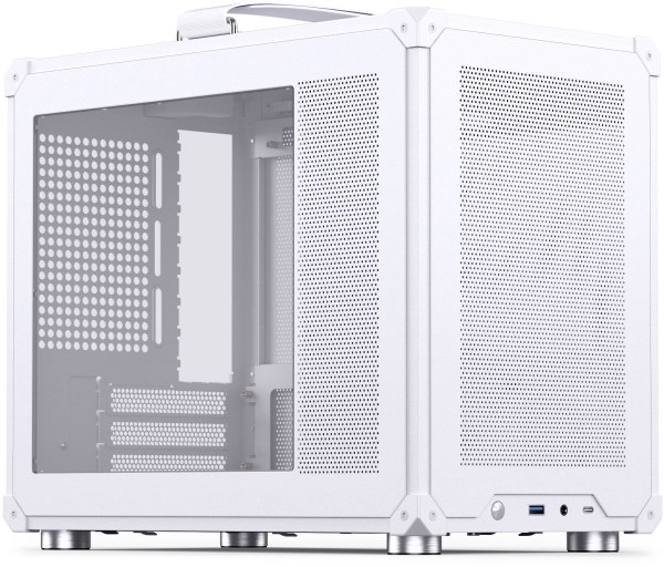 PC case Jonsbo C6 MAX, Mini, Micro-ATX, Tempered Glass - White PC case Jonsbo C6 MAX, Mini, Micro-ATX, Tempered Glass - White