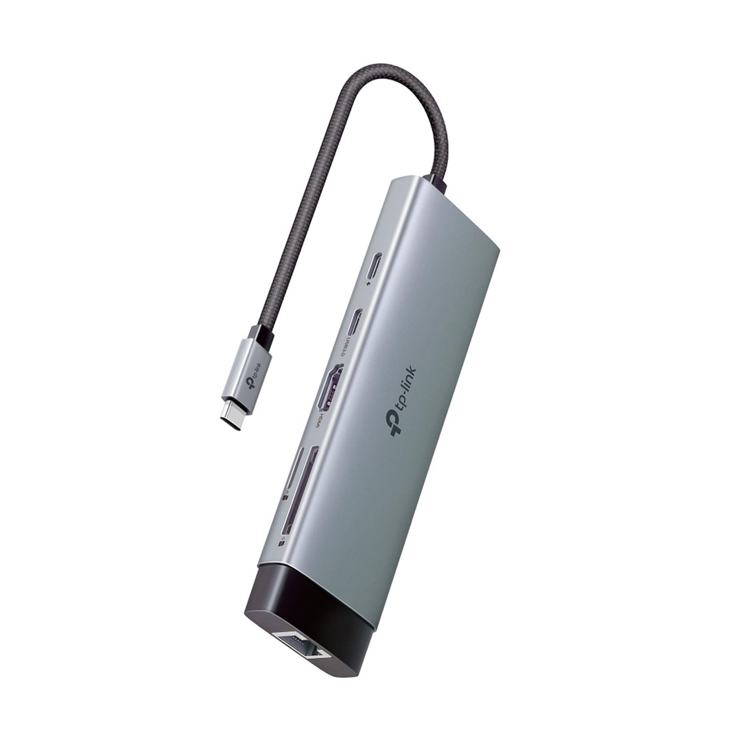 TP-Link UH9120C interface hub USB 3.2 Gen 1 (3.1 Gen 1) Type-C 5000 Mbit/s TP-Link UH9120C interface hub USB 3.2 Gen 1 (3.1 Gen 1) Type-C 5000 Mbit/s