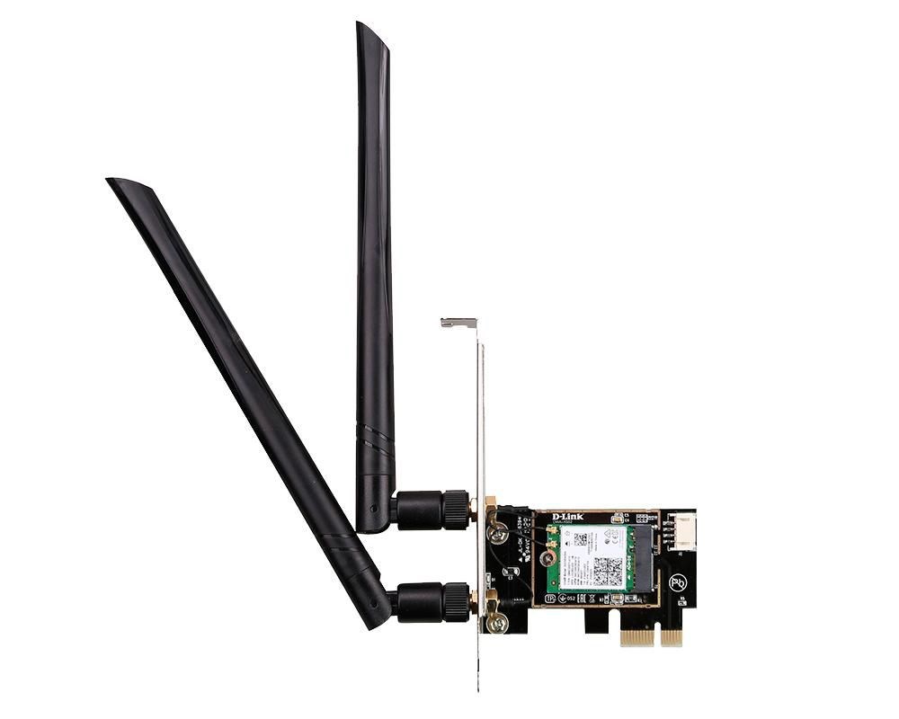 D-Link AX3000 Wi-Fi 6 PCIe Adapter with Bluetooth 5.0 D-Link AX3000 Wi-Fi 6 PCIe Adapter with Bluetooth 5.0