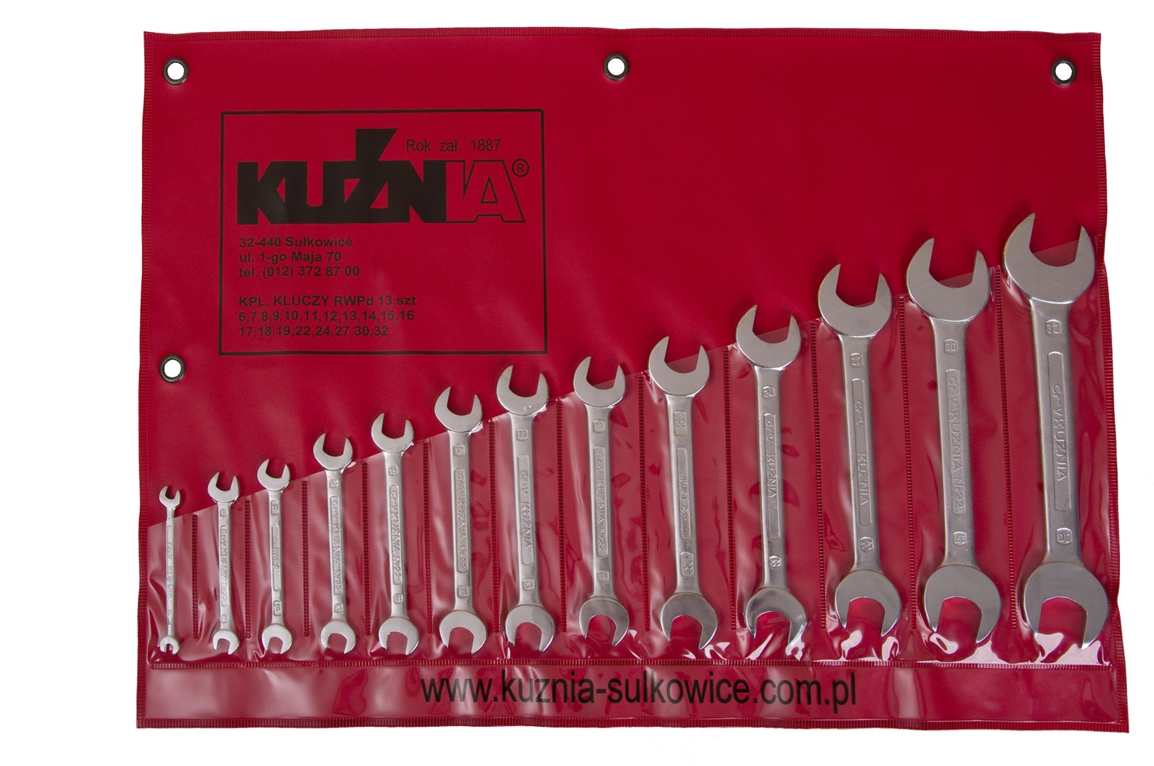Set of open-end wrenches 13 pcs 6-32mm Set of open-end wrenches 13 pcs 6-32mm
