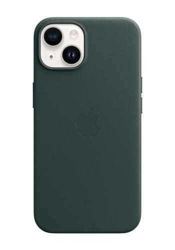 Apple iPhone 14 Plus Leather Case with MagSafe - Forest Green Apple iPhone 14 Plus Leather Case with MagSafe - Forest Green