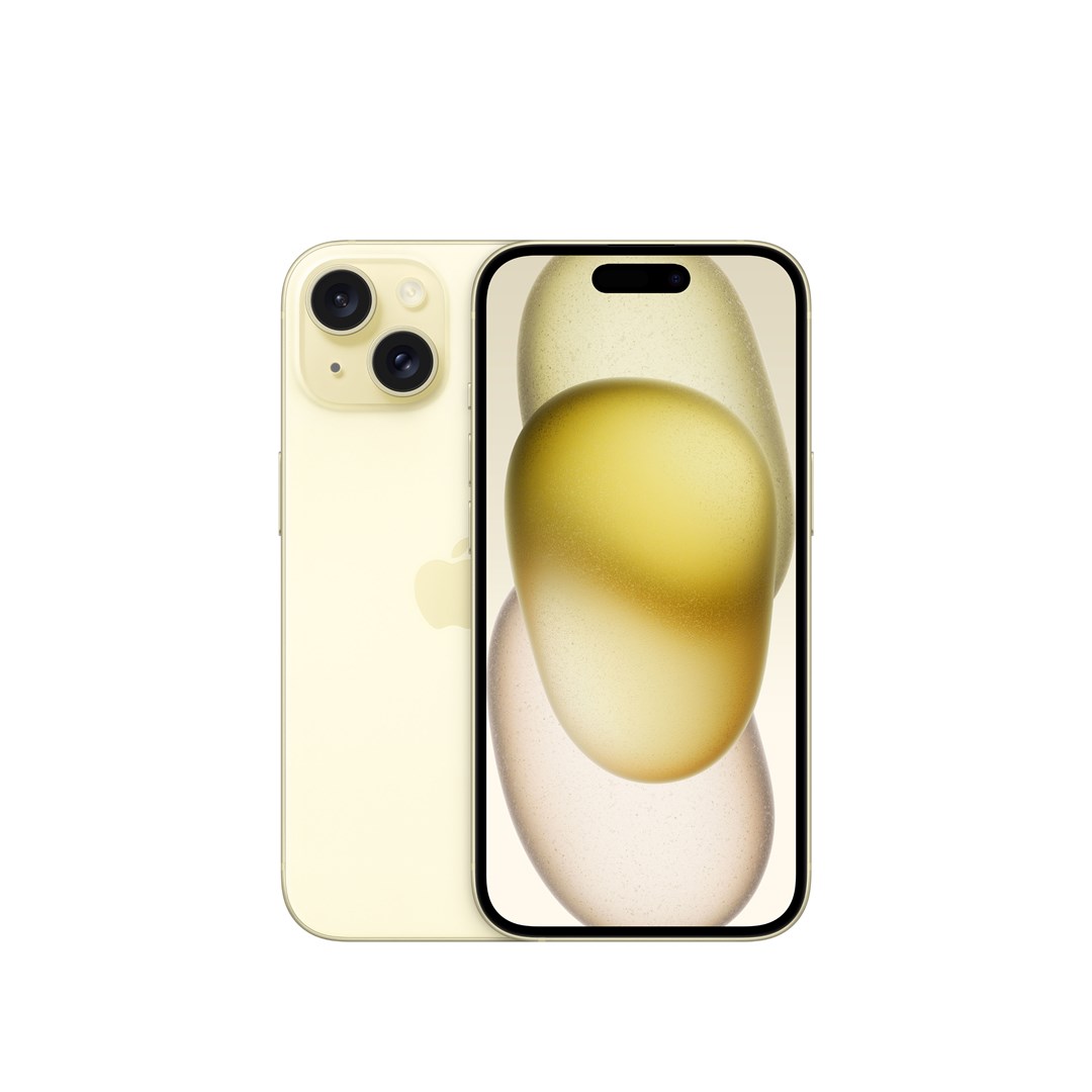 Apple iPhone 15 15.5 cm (6.1") Dual SIM iOS 17 5G USB Type-C 256 GB Yellow Apple iPhone 15 15.5 cm (6.1") Dual SIM iOS 17 5G USB Type-C 256 GB Yellow