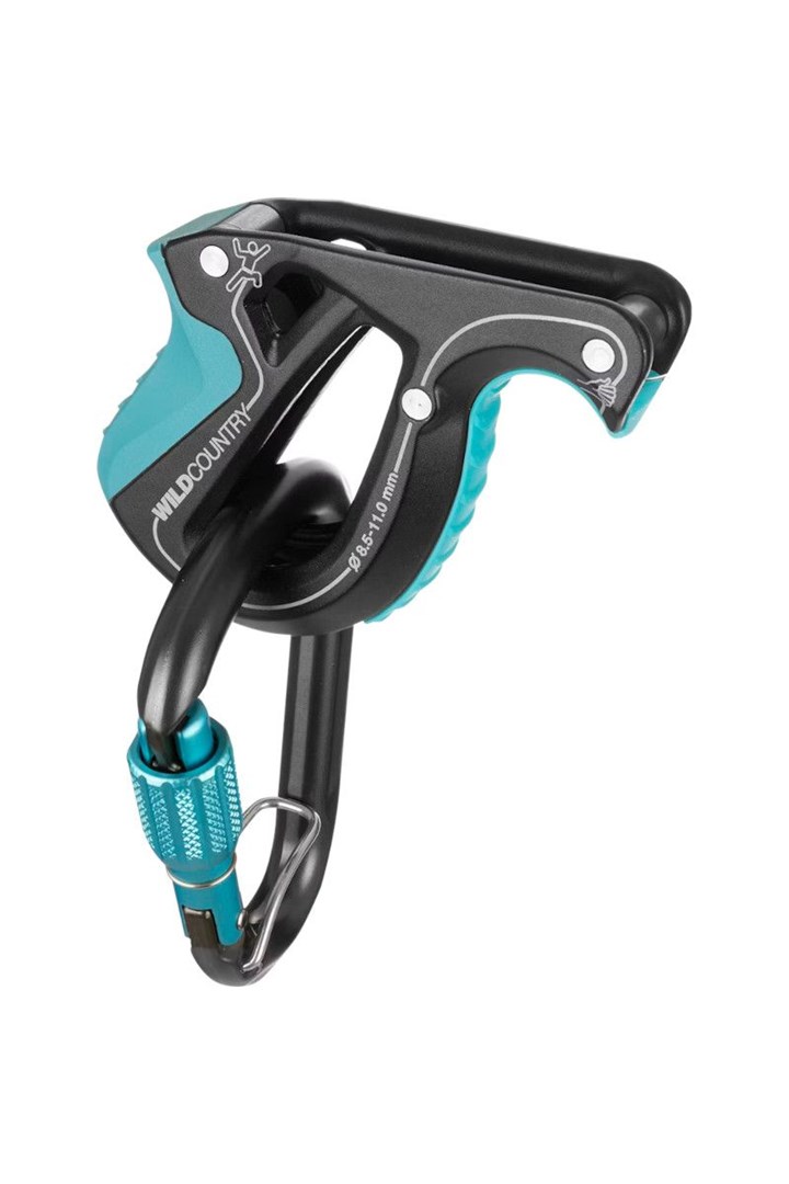 Movement belay device kit black-turquoise set Movement belay device kit black-turquoise set