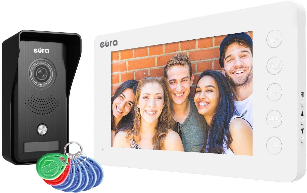 Video intercom white monitor EURA VDP-76A3 Video intercom white monitor EURA VDP-76A3