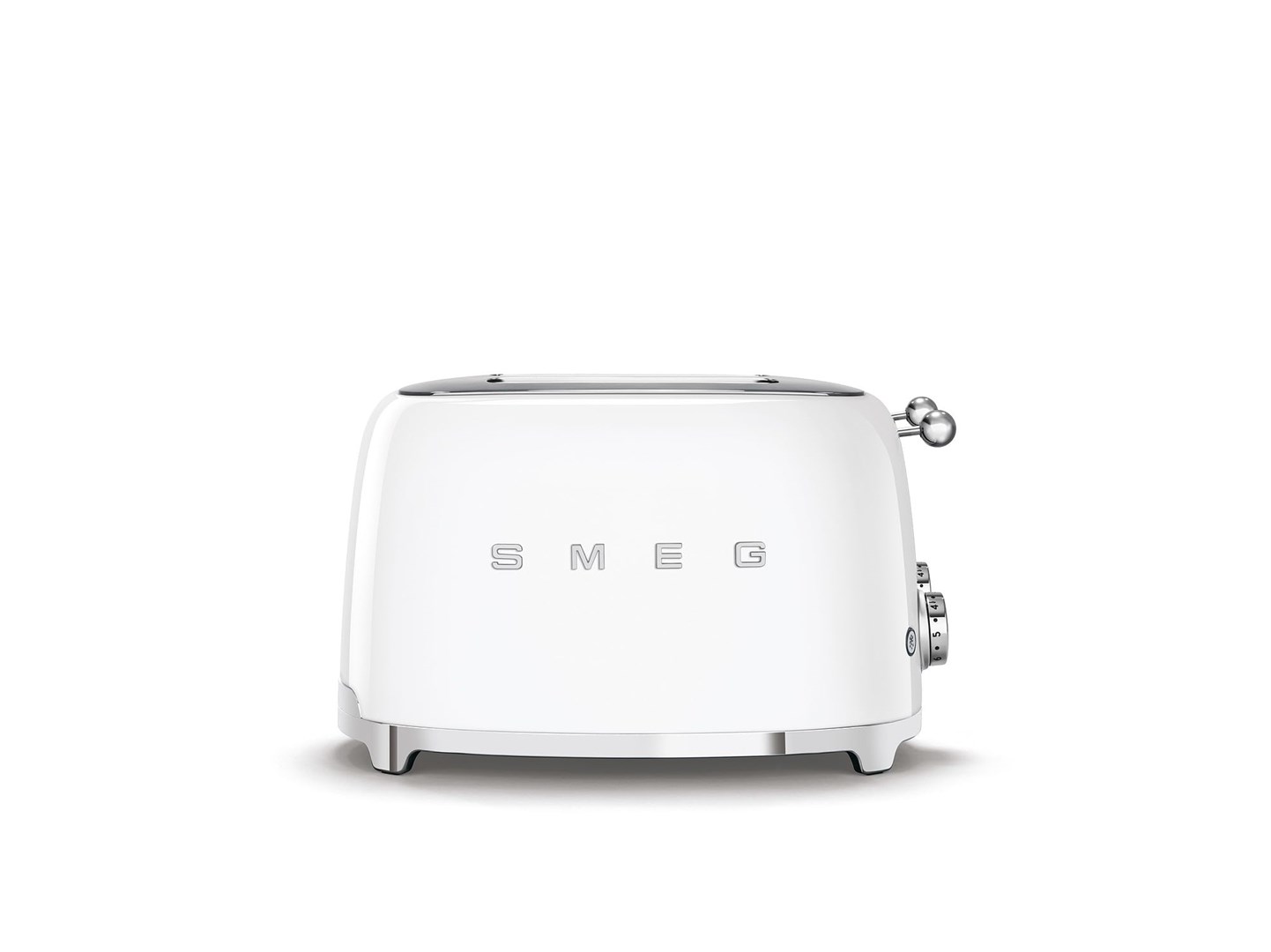Toaster Smeg for 4 slices, white Toaster Smeg for 4 slices, white