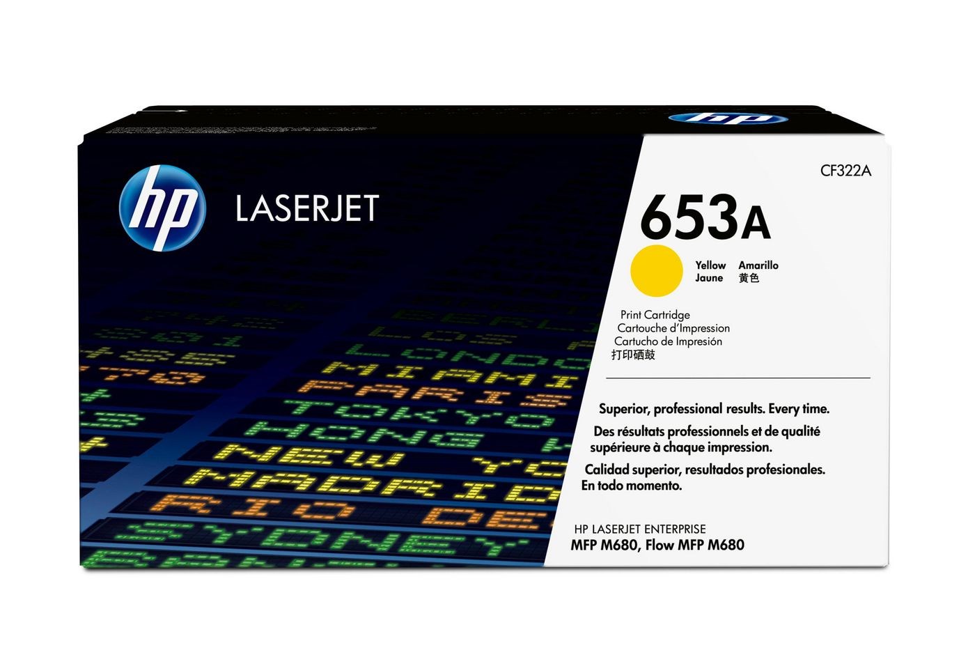 HP 653A Yellow Original LaserJet Toner Cartridge HP 653A Yellow Original LaserJet Toner Cartridge