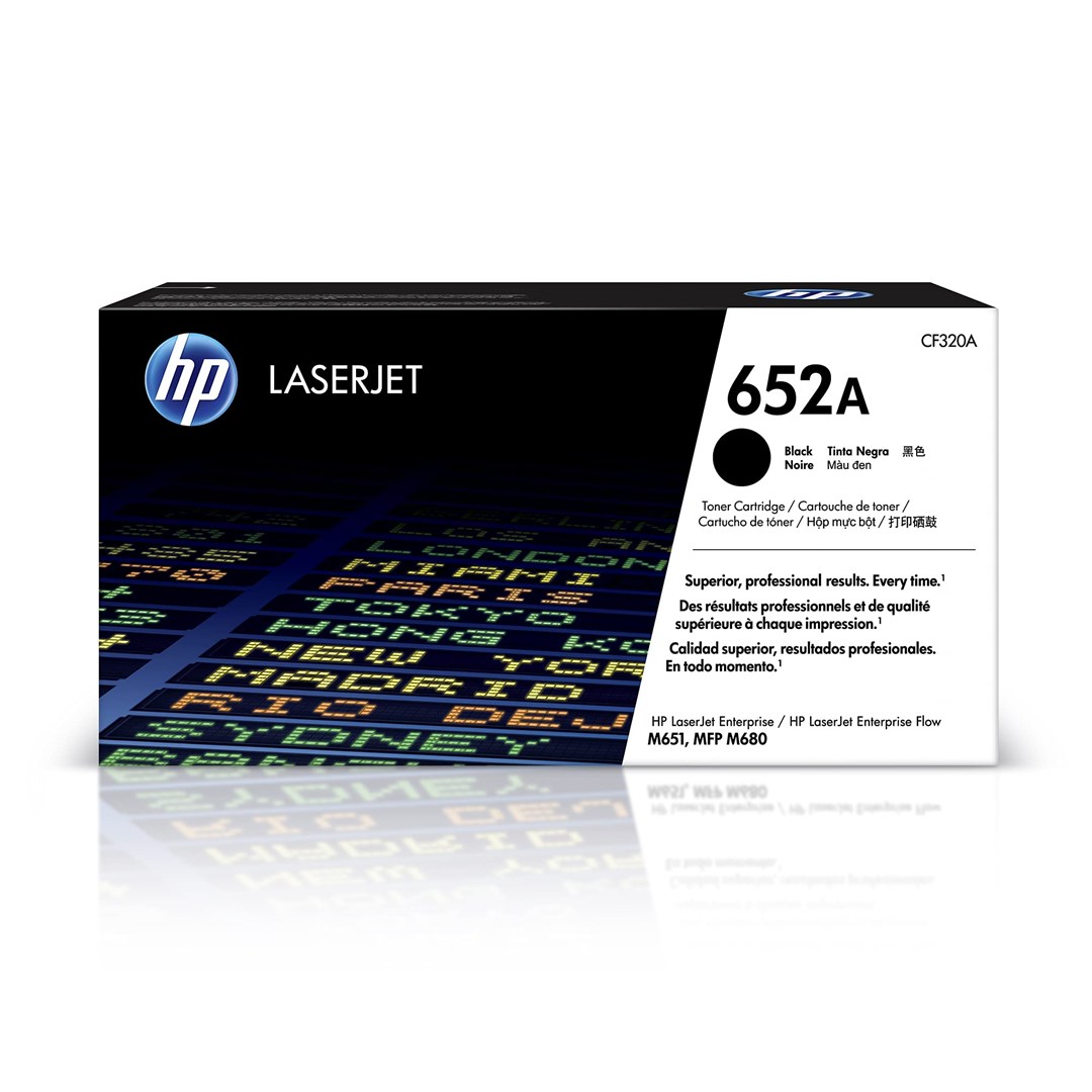 HP 652A Black Original LaserJet Toner Cartridge HP 652A Black Original LaserJet Toner Cartridge