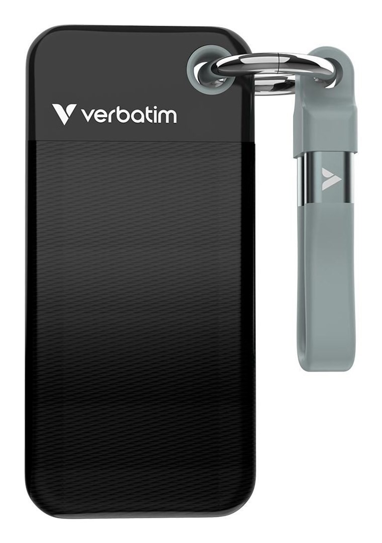 Verbatim Pocket SSD USB 3.2 Gen 2 1TB Black/Grey Verbatim Pocket SSD USB 3.2 Gen 2 1TB Black/Grey