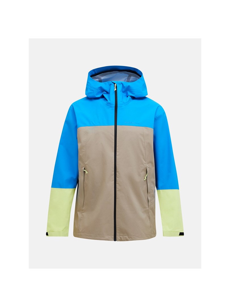 Rain Jacket Peak Trail Hipe Shell - bril blue Rain Jacket Peak Trail Hipe Shell - bril blue