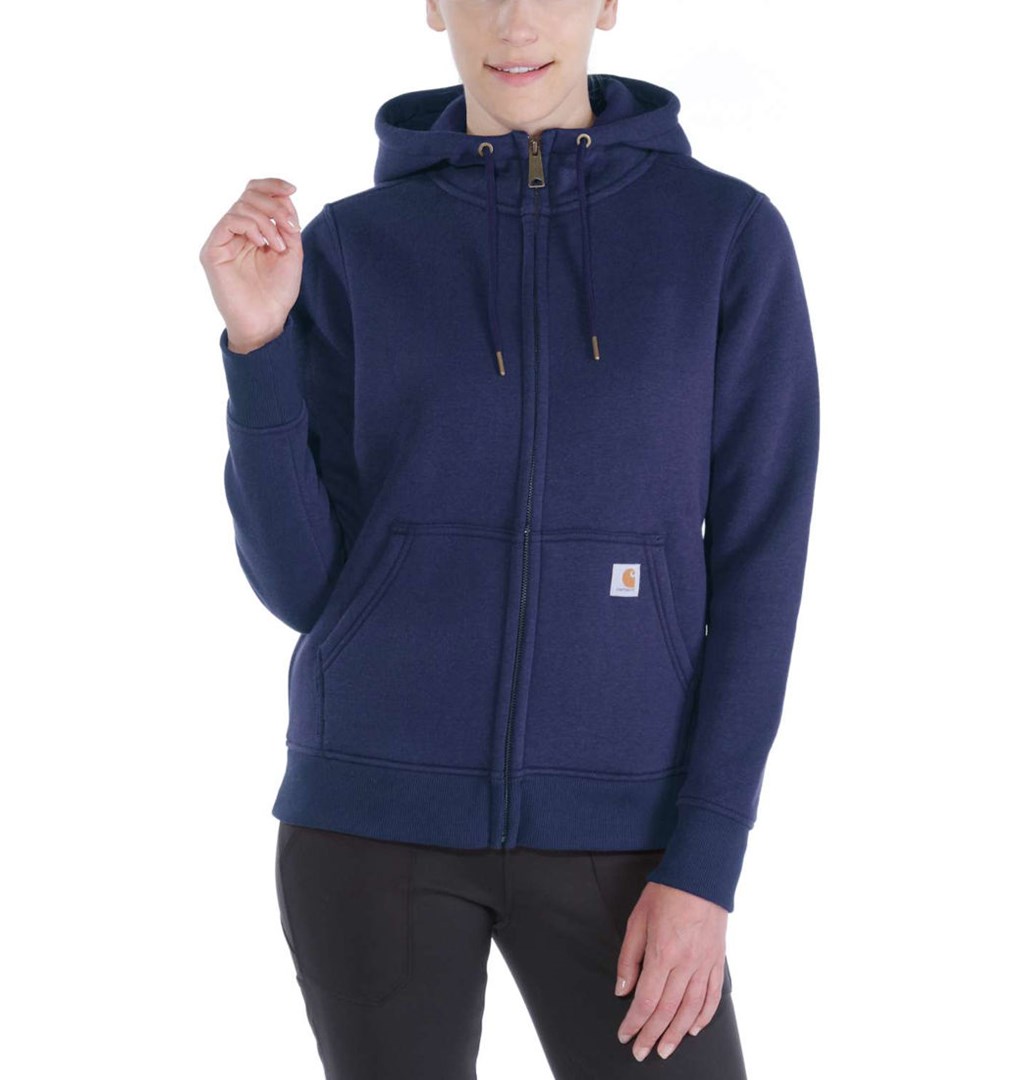 Women's Carhartt Clarksburg Zip Sweatshirt - navy Women's Carhartt Clarksburg Zip Sweatshirt - navy