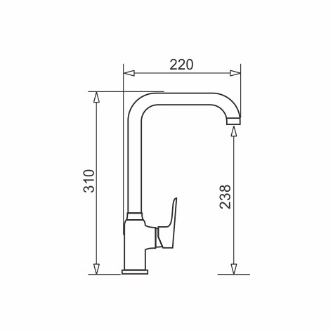 PYRAMIS 090923238 kitchen faucet Beige PYRAMIS 090923238 kitchen faucet Beige