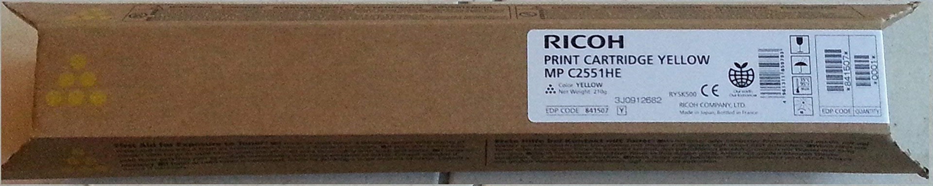Ricoh 842062 toner cartridge 1 pc(s) Original Yellow Ricoh 842062 toner cartridge 1 pc(s) Original Yellow
