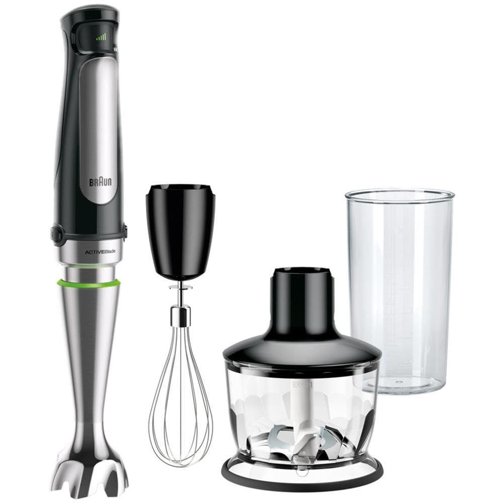 Braun MQ 7035X 0.6 L Immersion blender 1000 W Black, Satin steel Braun MQ 7035X 0.6 L Immersion blender 1000 W Black, Satin steel