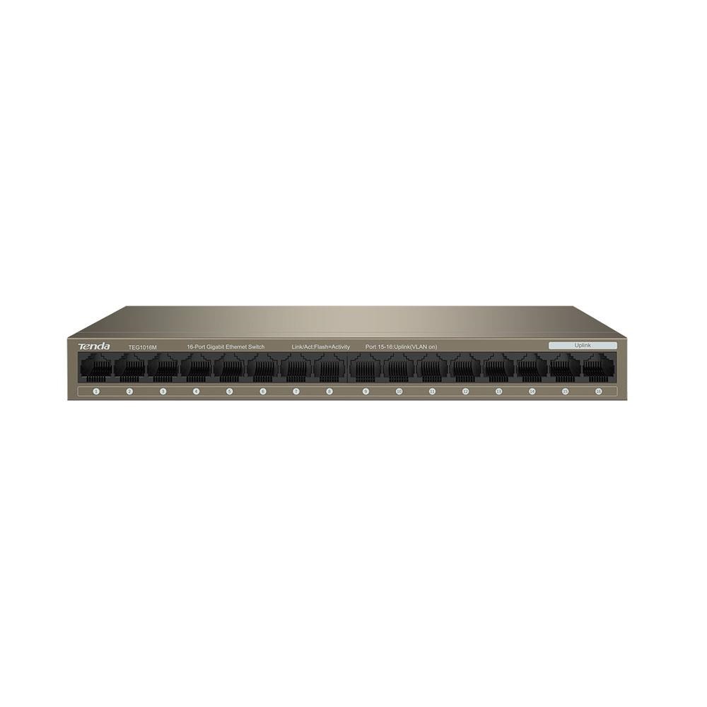 Tenda TEG1016M network switch Unmanaged Gigabit Ethernet (10/100/1000) Tenda TEG1016M network switch Unmanaged Gigabit Ethernet (10/100/1000)