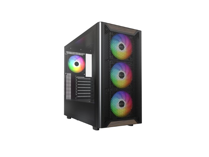Wooden PC Case Montech XR, Midi-Tower, ATX, ARGB Wooden PC Case Montech XR, Midi-Tower, ATX, ARGB