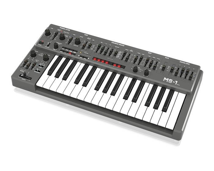 Analog synthesizer Behringer MS-1 MK II-GY Analog synthesizer Behringer MS-1 MK II-GY