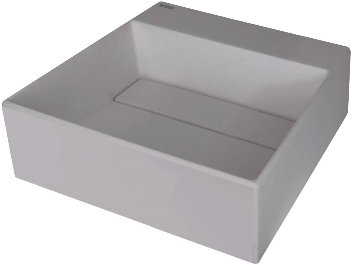 Granite basin with tap space and cover Granite basin with tap space and cover
