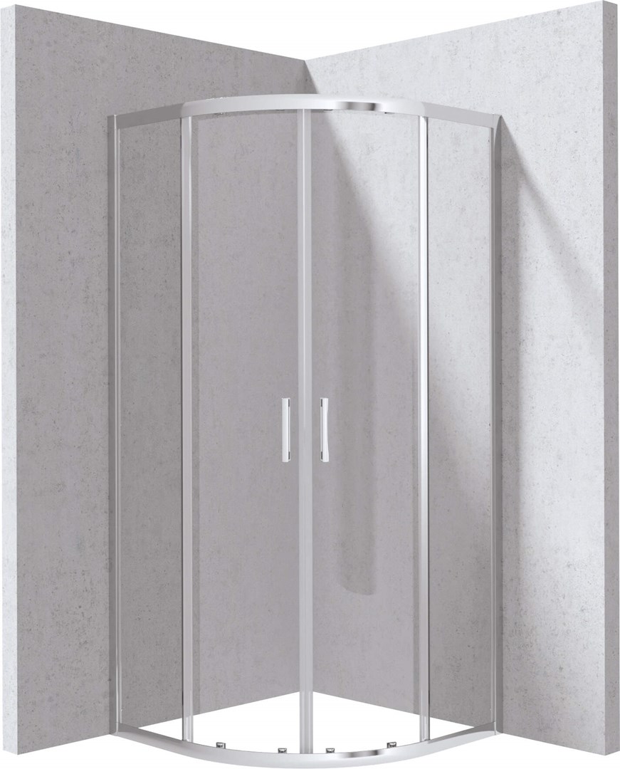 Semi-circular shower cabin 90x90 cm Semi-circular shower cabin 90x90 cm