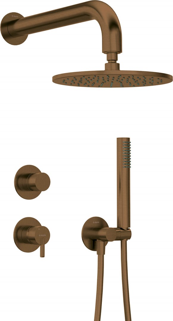 Concealed shower set with showerhead Concealed shower set with showerhead