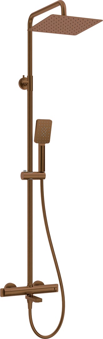 Rain shower with thermostatic bathtub faucet Rain shower with thermostatic bathtub faucet