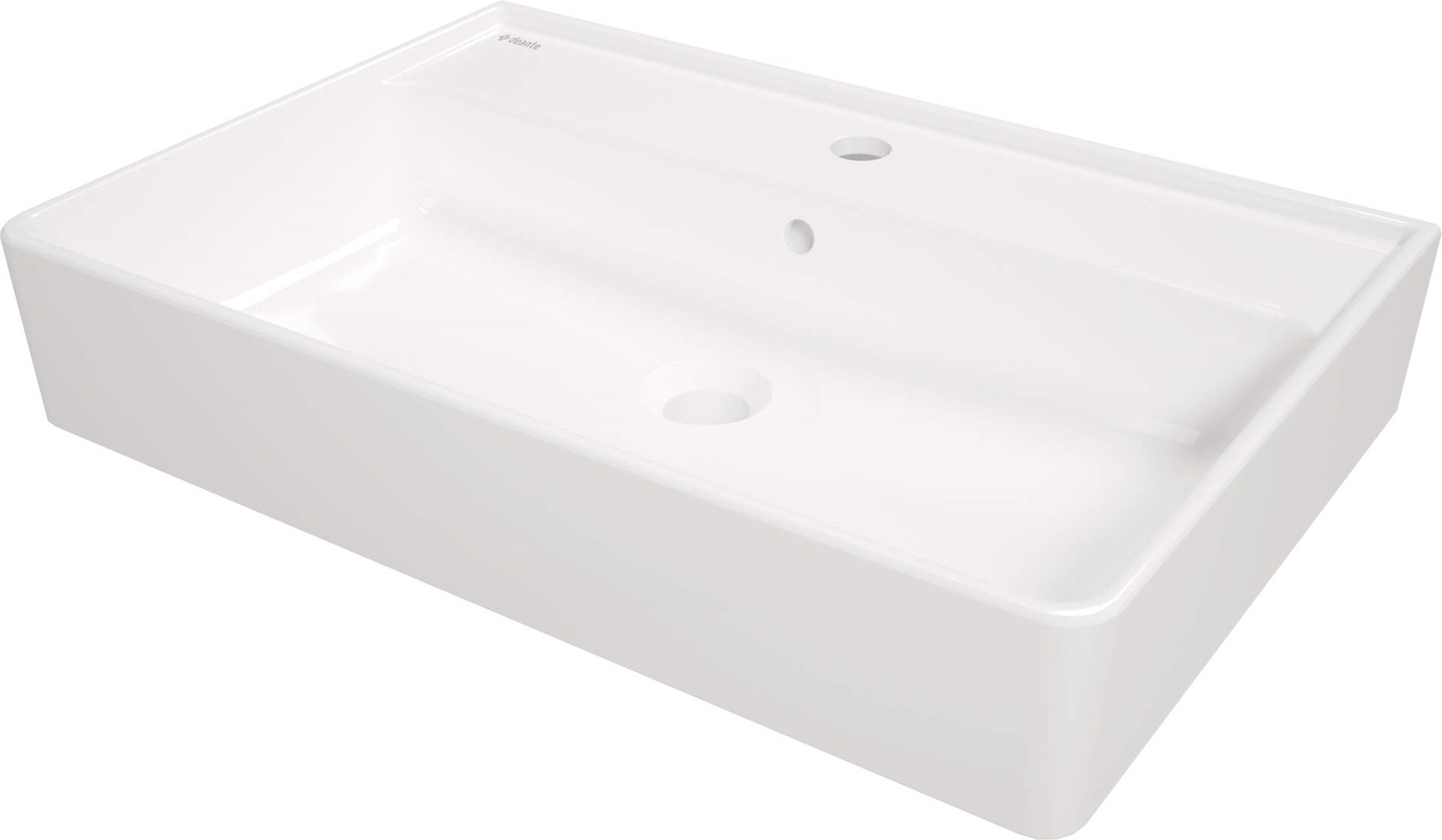 Ceramic countertop/sink 61x41 cm with tap hole Ceramic countertop/sink 61x41 cm with tap hole