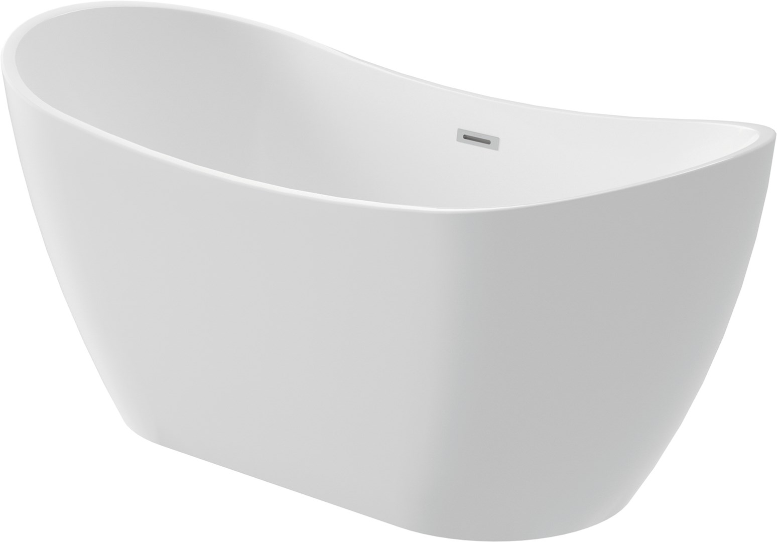Oval freestanding acrylic bath - 170 cm Oval freestanding acrylic bath - 170 cm