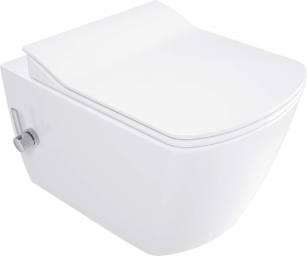 WC bowl with bidet function - with mixer tap WC bowl with bidet function - with mixer tap